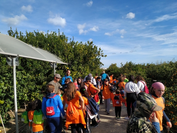 Visita de l&#039;alumnat de sisé i infantil 5 anys a la Fundació Todolí Citrus